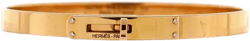 Pre-Owned HERMES Pre-Owned Hermes Kelly Bracelet 18K Rose Gold with 4 Diamonds
