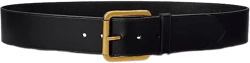 Lauren Ralph Lauren Vachetta Leather Wide Belt