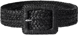 Lauren Ralph Lauren Raffia Wide Belt