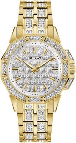 Bulova Crystal Watch, 34mm