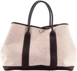 Pre-Owned Hermes 36 Garden Party Tote Toile and Leather