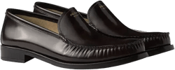 Prada Women's Brushed Leather Loafers
