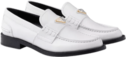 Prada Women's Brushed Leather Loafers