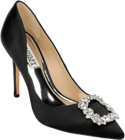 Badgley Mischka Women's Cher Crystal Buckle Pumps