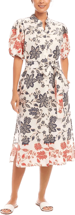 Karen Kane Puff Sleeve Shirtdress
