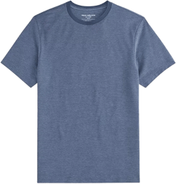 Mack Weldon Silver Pique Crewneck Tee