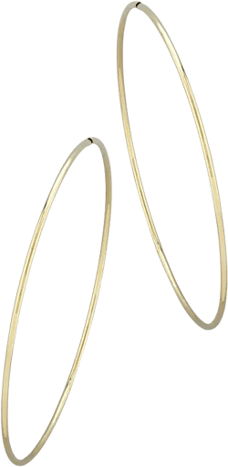 Bloomingdale's Fine Collection Large Endless Hoop Earrings in 14K Yellow Gold 