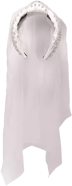 Lele Sadoughi Veil Imitation Pearl Satin Headband - Exclusive