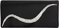 Alexis Bittar Crystal Curve Side Handle Clutch