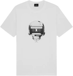 PS Paul Smith Tape Skull Graphic Tee
