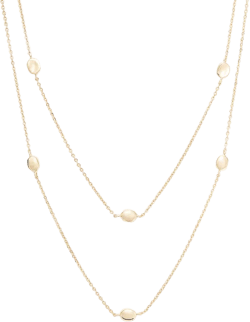 AQUA Layered Station Necklace, 16" - Exclusive