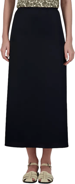Point Satin A Line Skirt