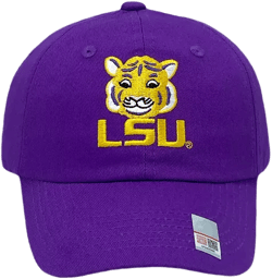 Bits & Bows Bits & Bows Unisex Officially Licensed LSU Baseball Hat - Baby, Little Kid, Big Kid