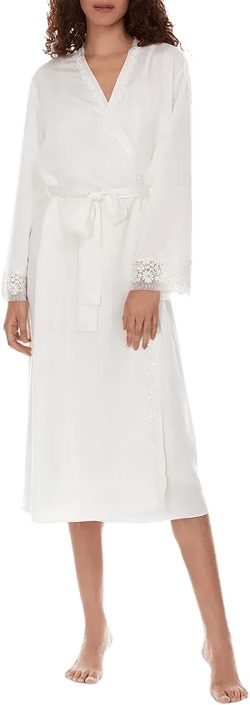 Flora Nikrooz Showstopper Satin Wrap Robe