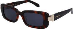 Ferragamo Prisma Narrow Rectangular Sunglasses, 52mm