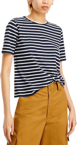 Kule The Modern Striped Cotton Tee
