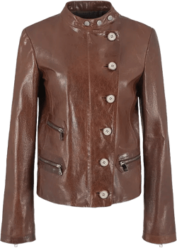 Emporio Armani Leather Moto Jacket