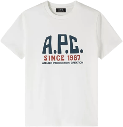 A.P.C. Short Sleeve Graphic Tee