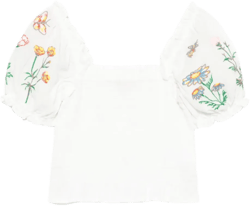 embroidered top