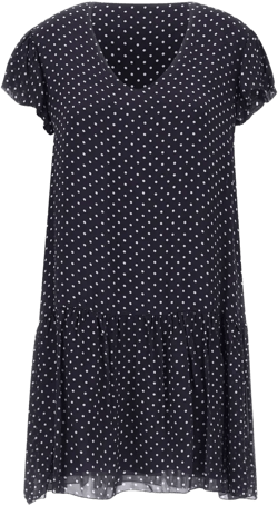 polka-dot midi dress