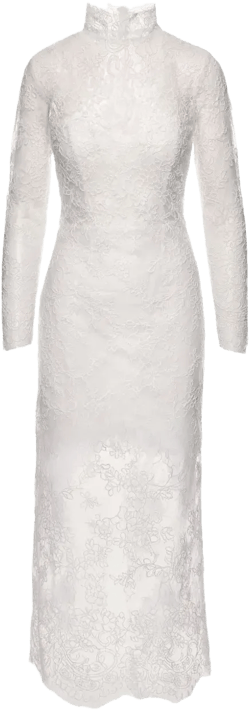 lace long-sleeve dress