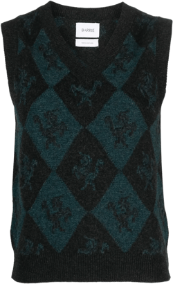 intarsia-knit cashmere jumper