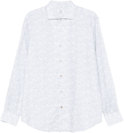 floral-print shirt
