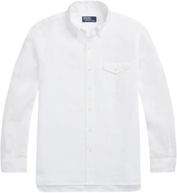 linen button-up shirt