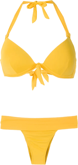 triangle top bikini set 