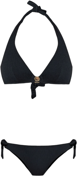 logo-plaque bikini set