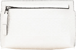 2010-2024 Embossed Leather Anagram Repeat T clutch bag