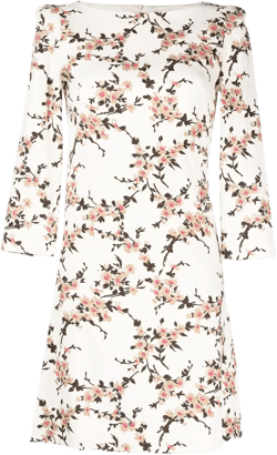 Petal floral-print dress