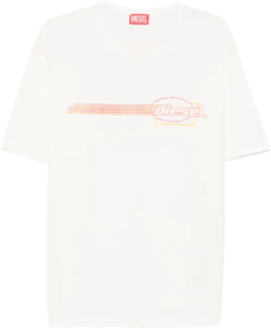 flocked-logo T-shirt