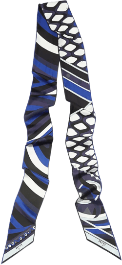 Iride Vivara-print silk scarf