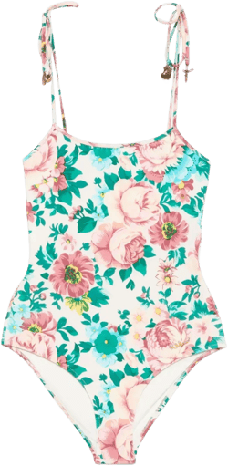 knotted-strap swimsuit