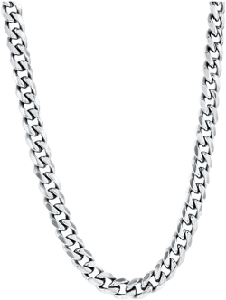 Stainless Steel 7mm Cuban Chain Necklace