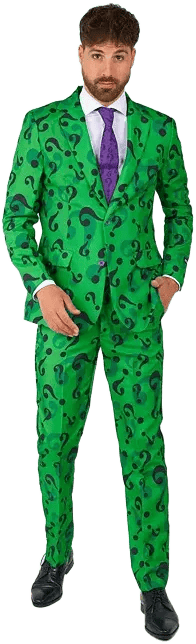 Men's Halloween Suit - The Riddler Costume