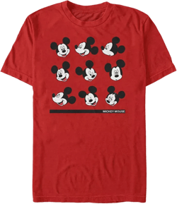 Men's Mickey Classic Mickey Expressions Short Sleeve T-shirt