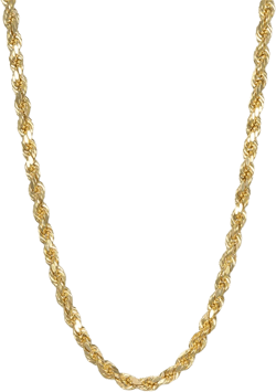 Forza Rope Chain 18" Necklace (4-1/10mm) in 14k Gold