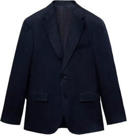 Mango Men's Slim-Fit Tailored Linen Blazer