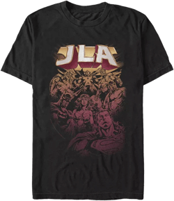 DC Men's Justice League JLA Group Short Sleeve T-Shirt