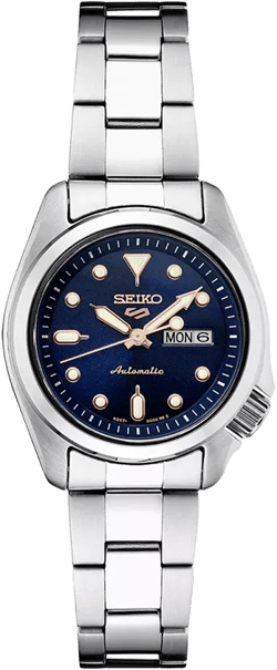 Seiko Women's Automatic 5 Sports Stainless Steel Bracelet Watch 28mm