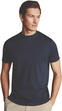 Men's Cotton Jersey Short Sleeve Tyrwhitt Tee