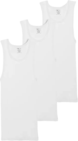 Men's 3-Pack Cotton Crewneck Tank Tops