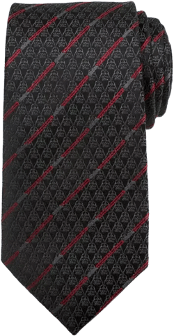 Darth Vader Lightsaber Stripe Men's Tie