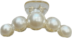 Dots Clip - Pearl White
