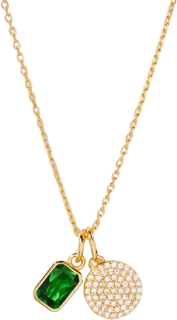 Adeline Charm Birthstone Necklace