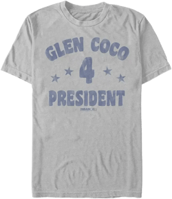 Men's Glen Coco 4 President Text Short Sleeve T- shirt