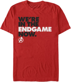 Marvel Men's Avengers Endgame We're in the Game Now, Short Sleeve T-shirt
