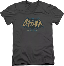 Classic Tv Mens In Color Short Sleeve Adult V Neck Premium Cotton Tee / T-Shirt